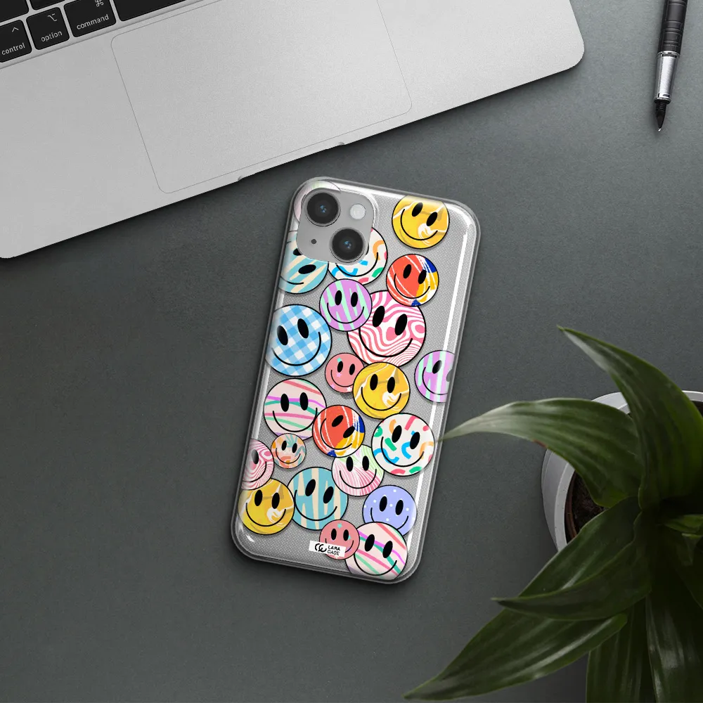 Colorful Smile Apple iPhone 14 Clear TPU Case