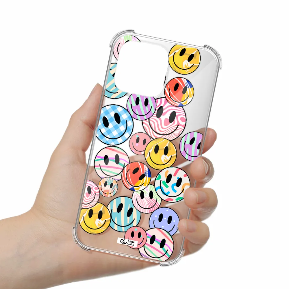 Colorful Smile Apple iPhone 14 pro Clear PC Case