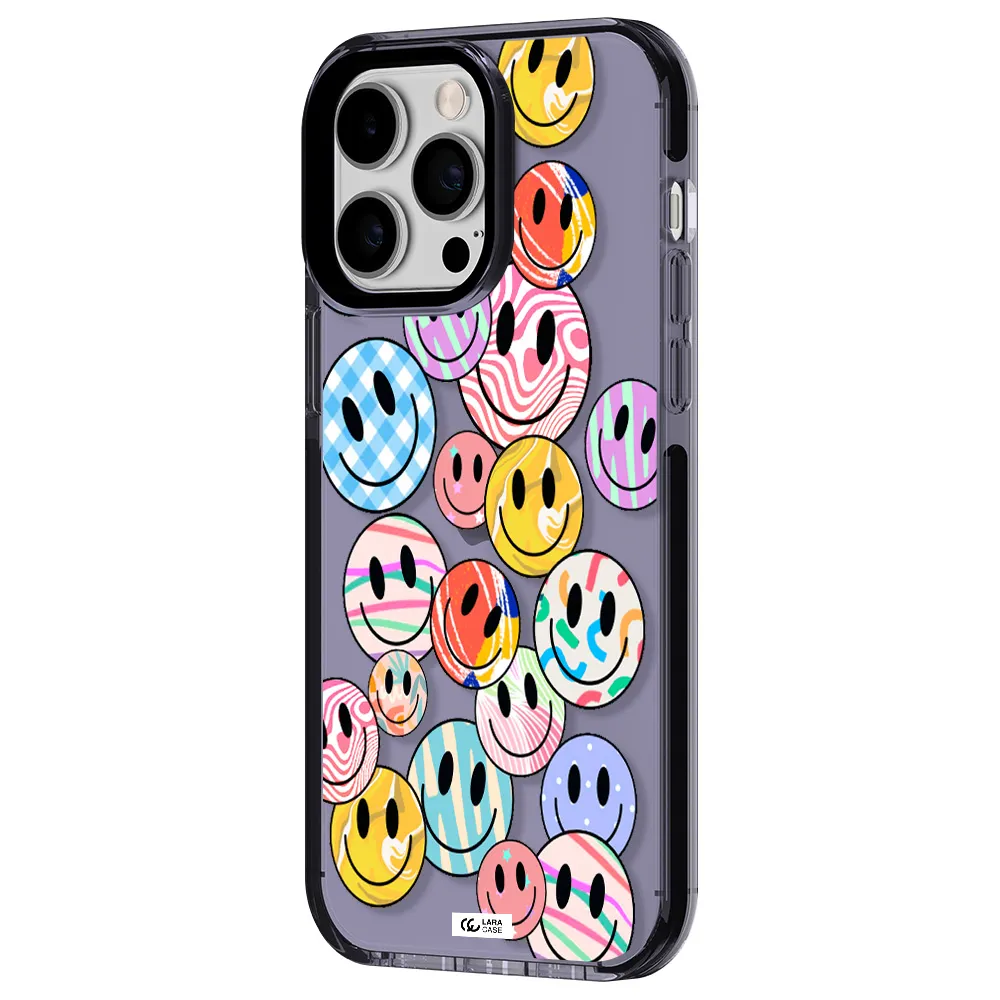 Colorful Smile Apple iPhone 15 Pro Max impact Lilac Case