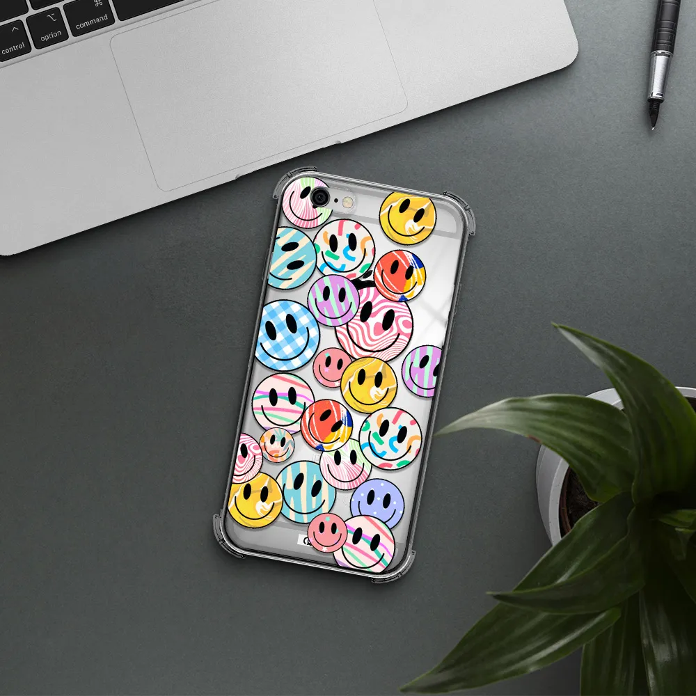 Colorful Smile Apple iPhone 6 Clear PC Case