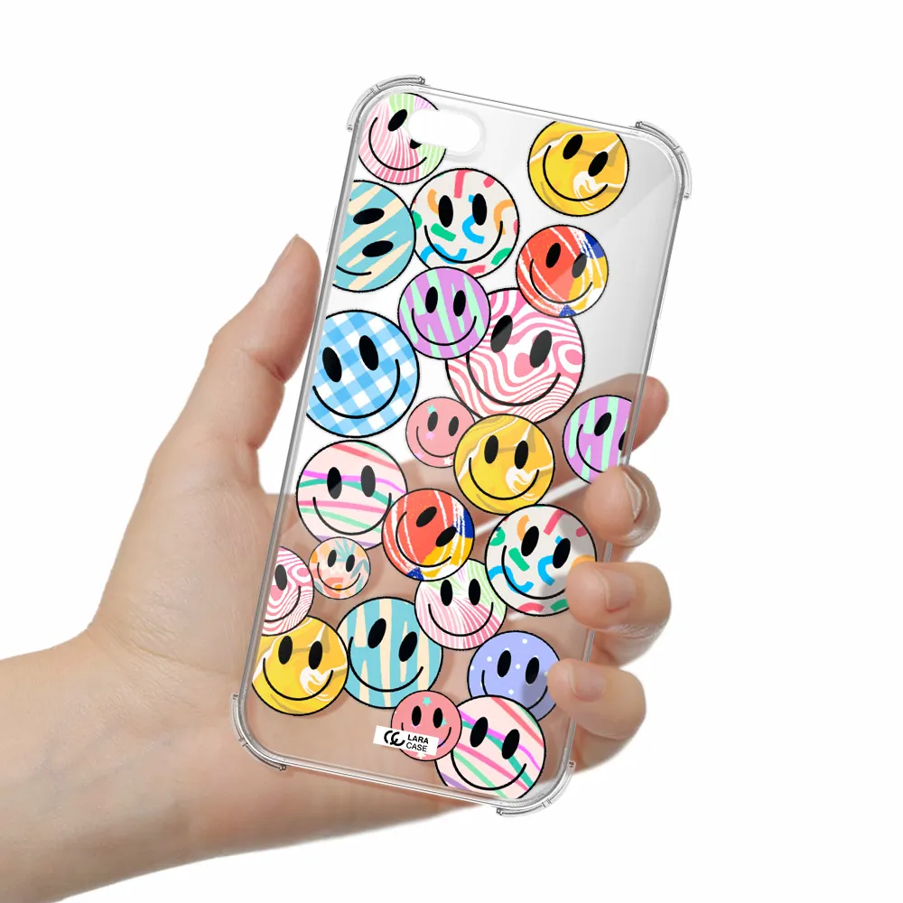 Colorful Smile Apple iPhone 6 plus Clear PC Case