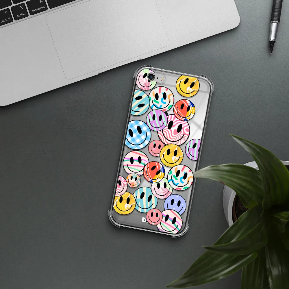 Colorful Smile Apple iPhone 6 plus Clear PC Case