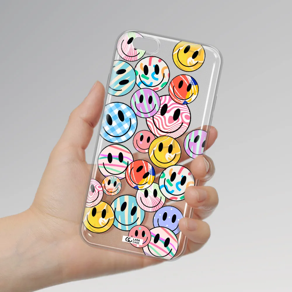 Colorful Smile Apple iPhone 6 plus Clear TPU Case