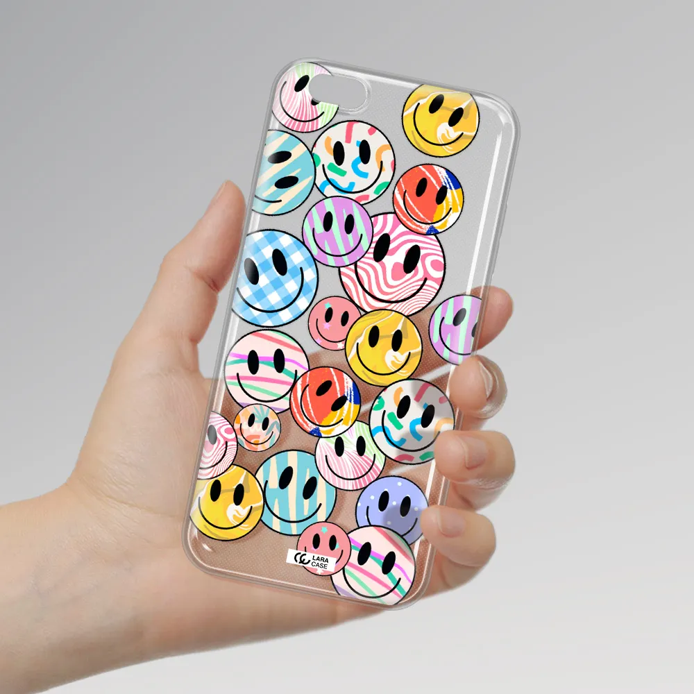 Colorful Smile Apple iPhone 6 s plus Clear TPU Case