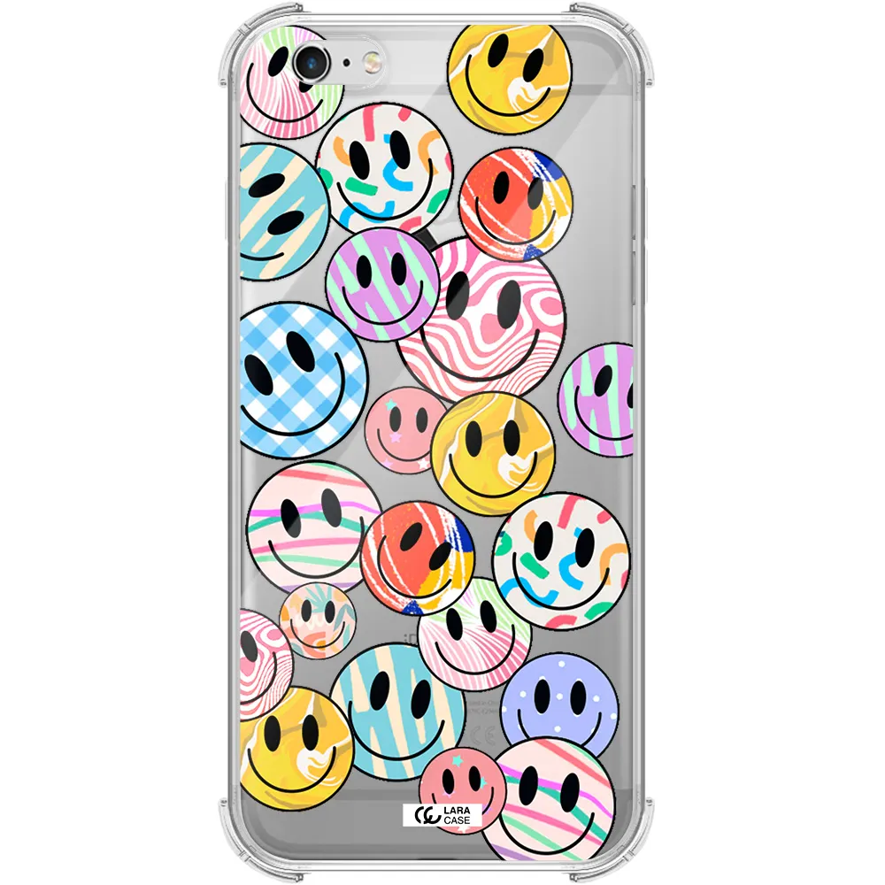 Colorful Smile Apple iPhone 6S Clear PC Case