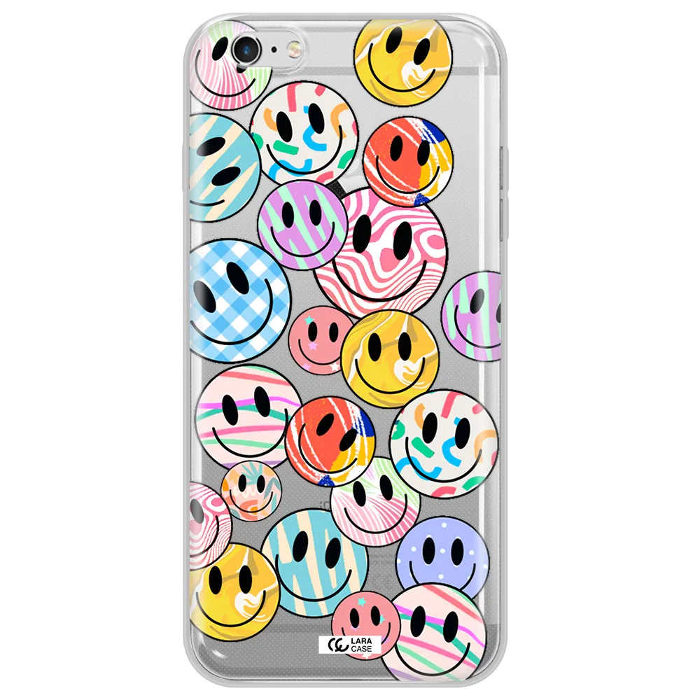 Colorful Smile Apple iPhone 6S Clear TPU Case