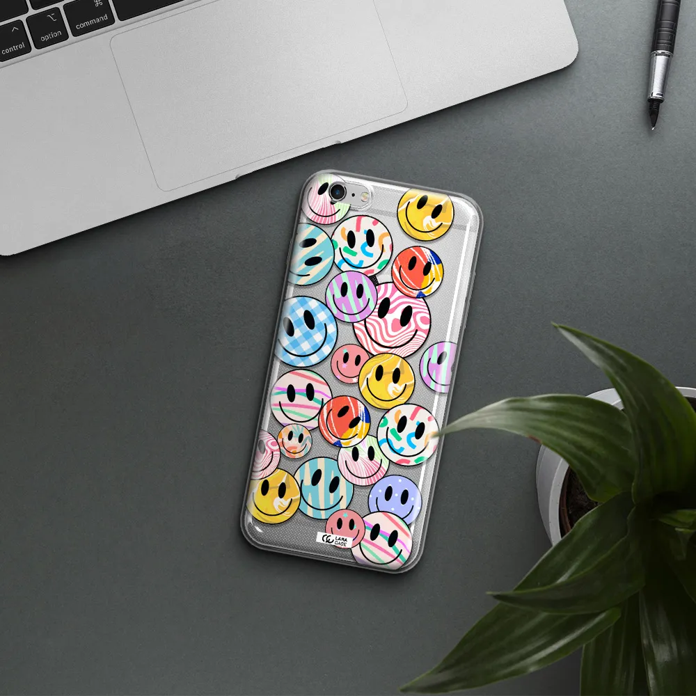 Colorful Smile Apple iPhone 6S Clear TPU Case