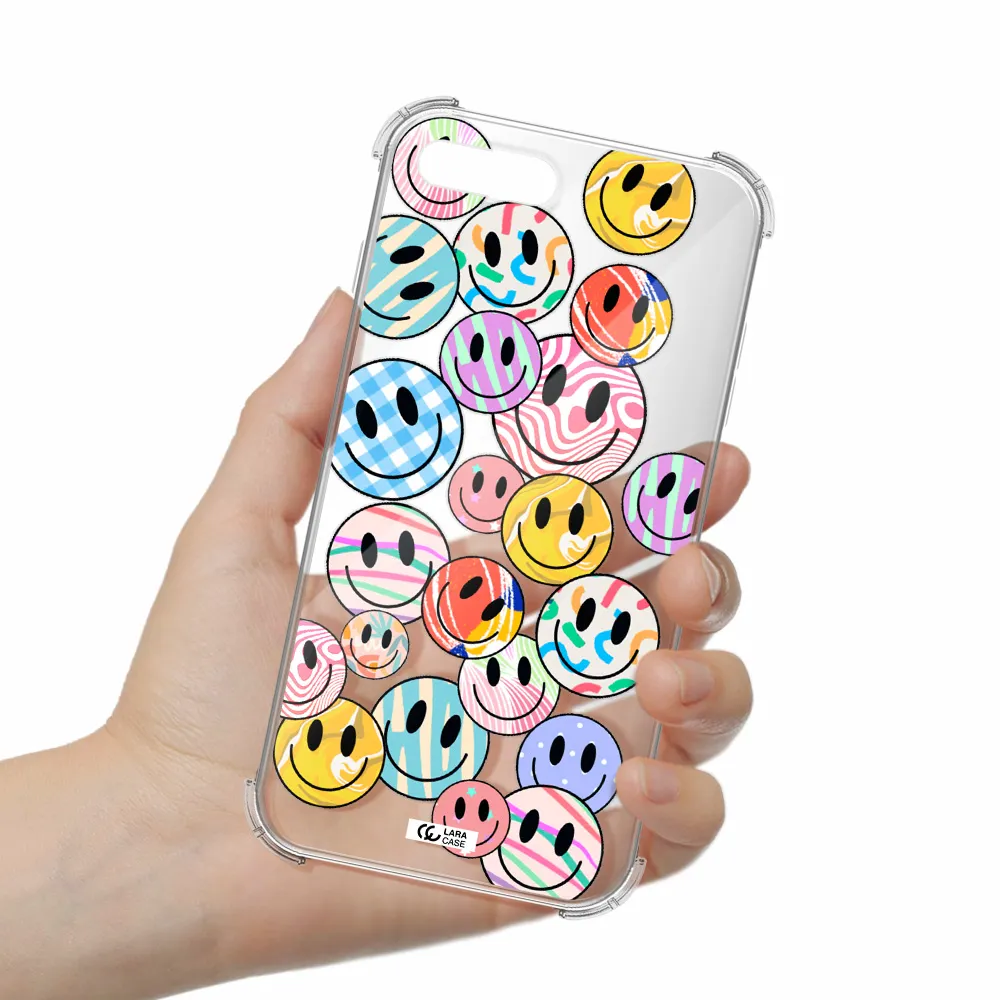 Colorful Smile Apple iPhone 7 plus Clear PC Case