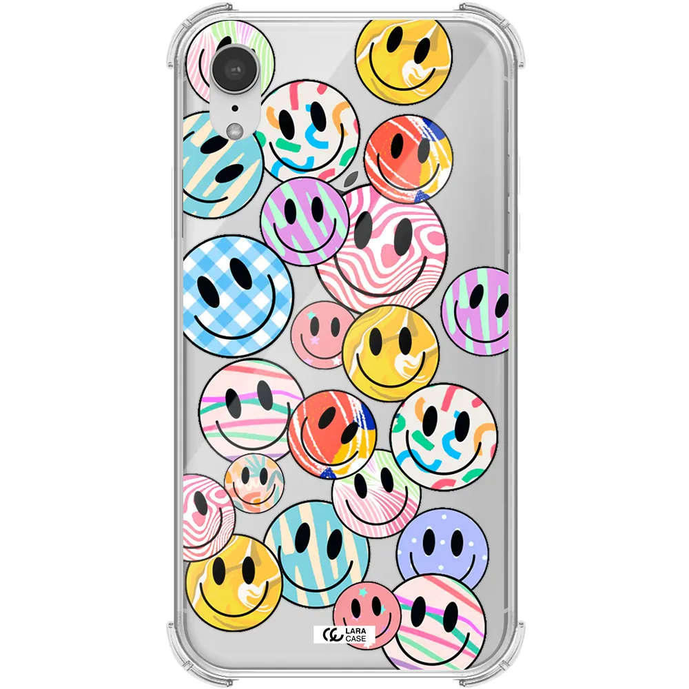 Colorful Smile Apple iPhone XR Clear PC Case