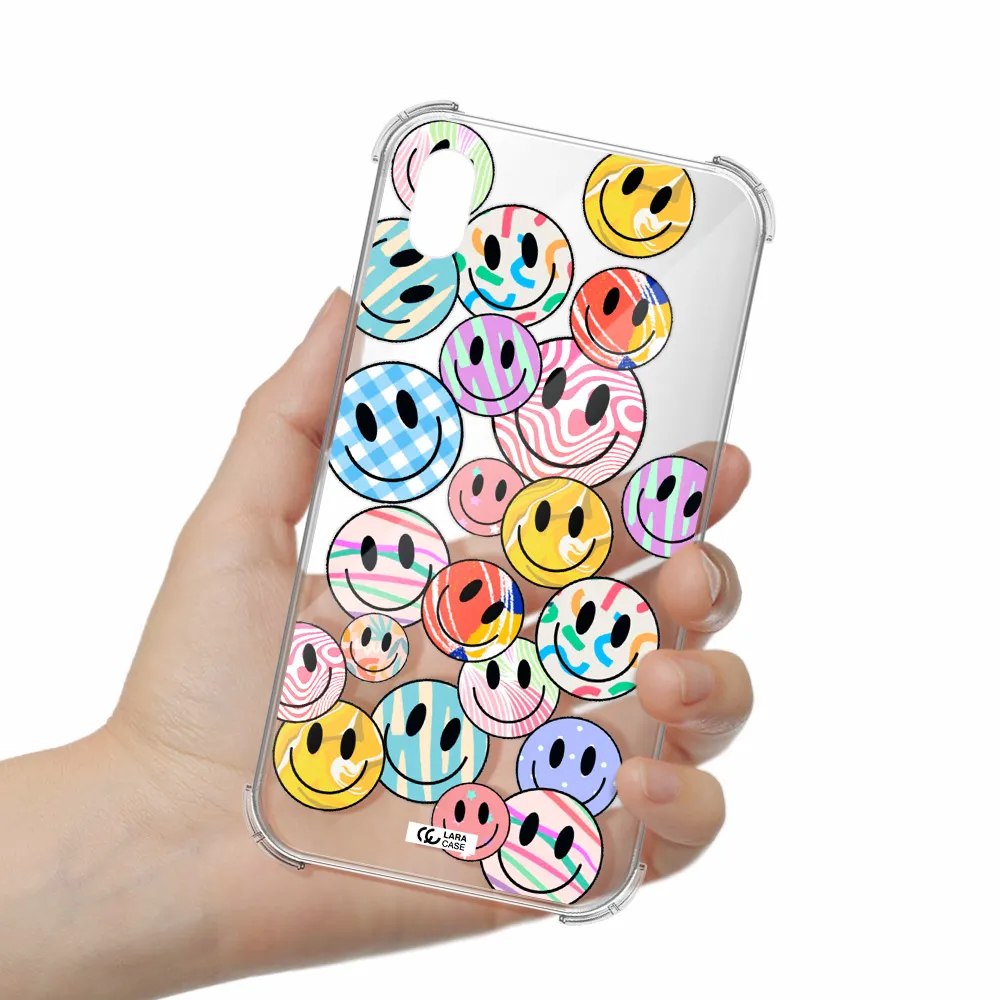 Colorful Smile Apple iPhone XR Clear PC Case