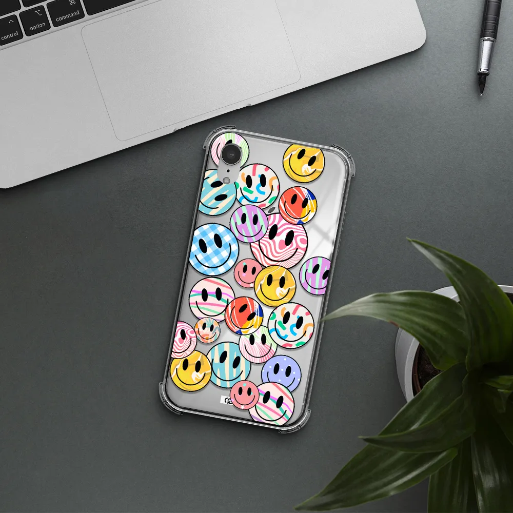 Colorful Smile Apple iPhone XR Clear PC Case
