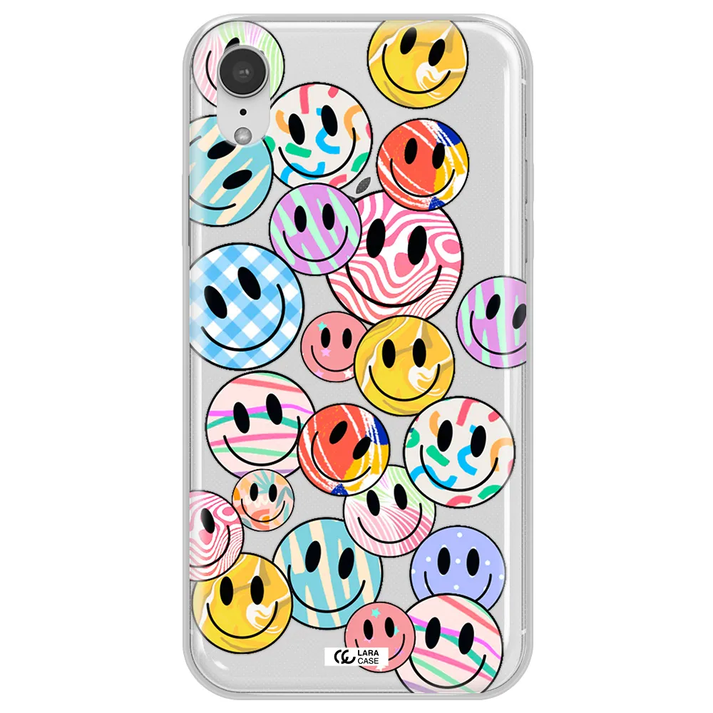 Colorful Smile Apple iPhone XR Clear TPU Case