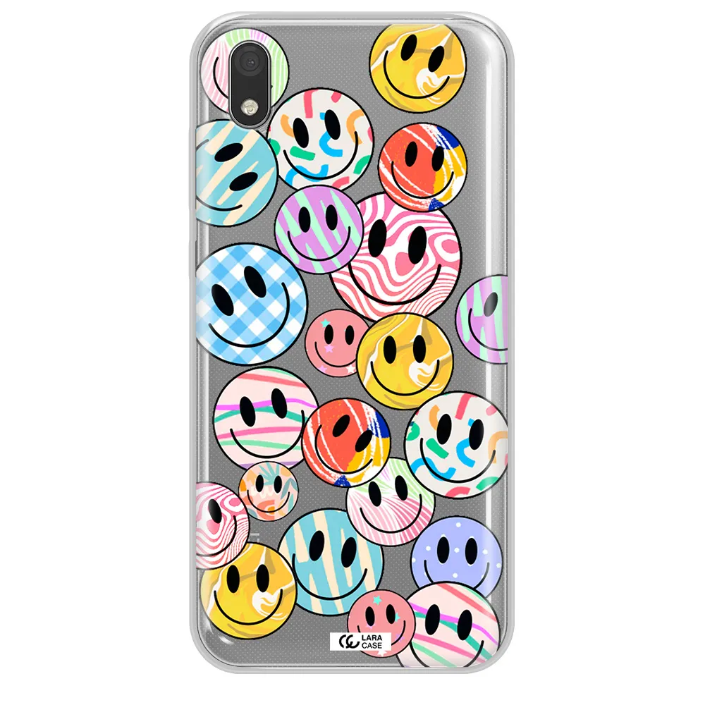 Colorful Smile Huawei Honor 8S Clear TPU Case