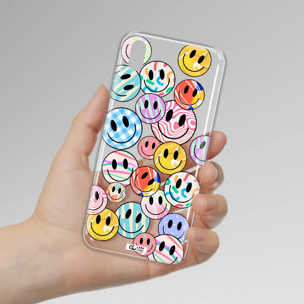 Colorful Smile Huawei Honor 8S Clear TPU Case