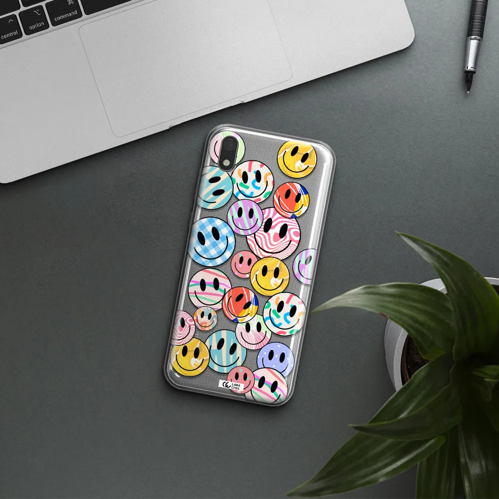 Colorful Smile Huawei Honor 8S Clear TPU Case