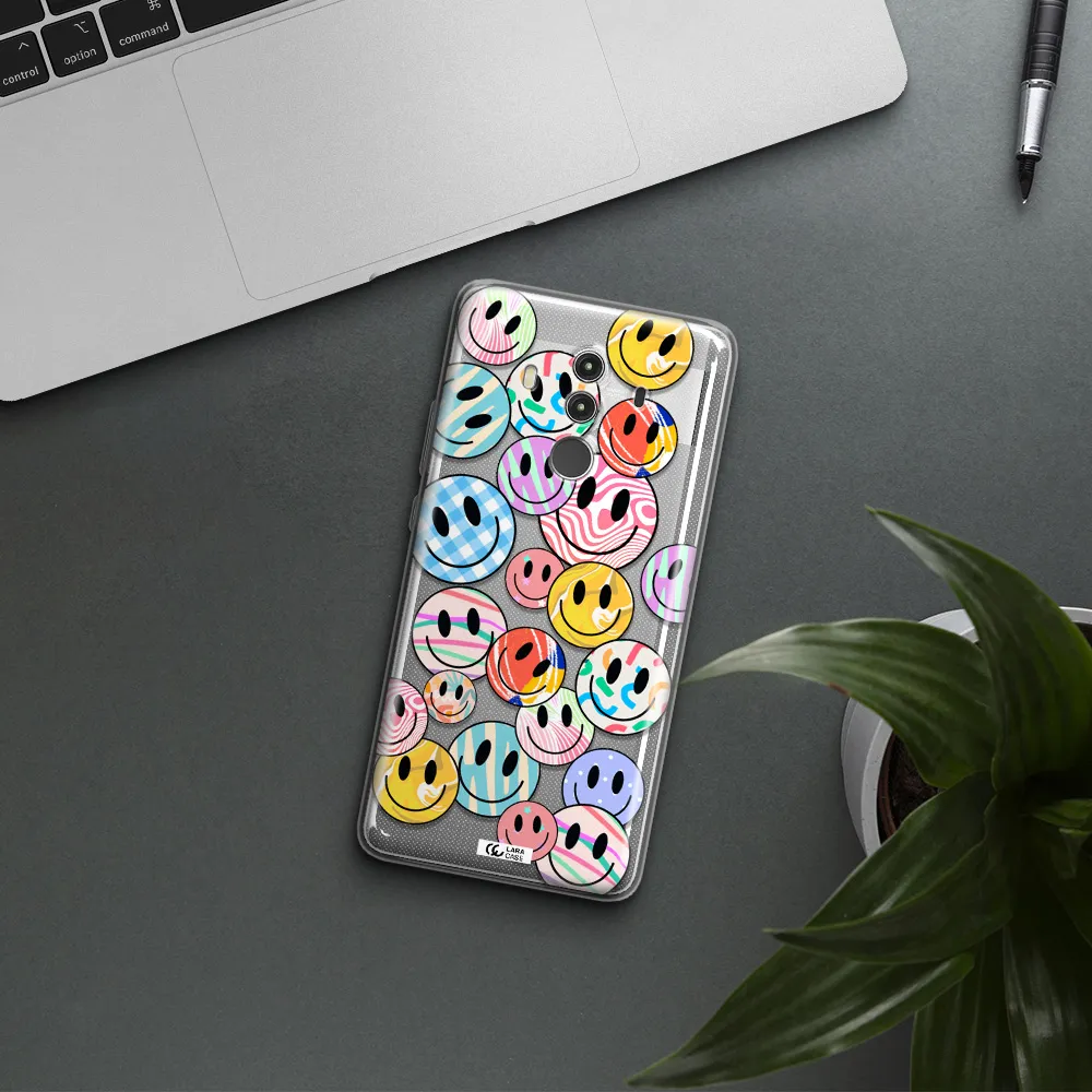Colorful Smile Huawei Mate 10 Clear TPU Case