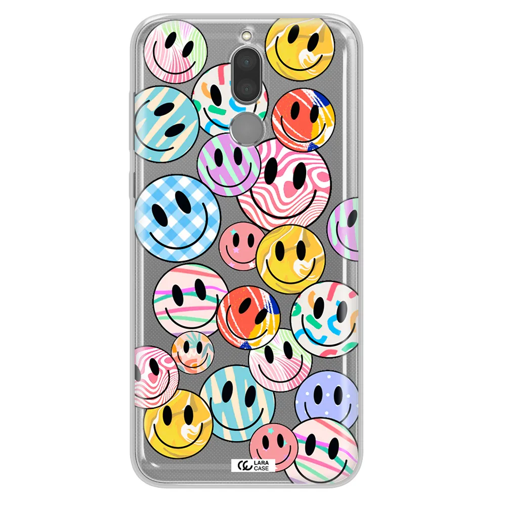 Colorful Smile Huawei Mate 10 Lite Clear TPU Case