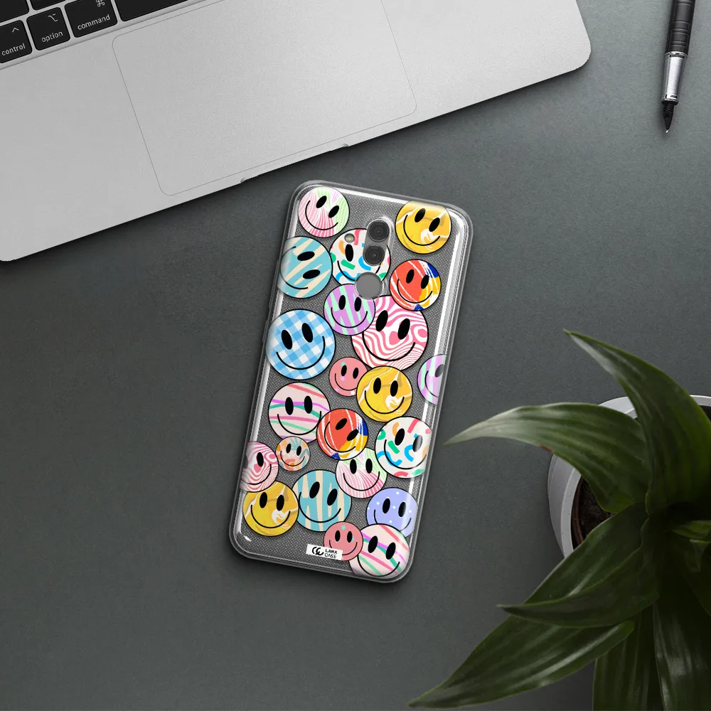 Colorful Smile Huawei Mate 20 Lite Clear TPU Case