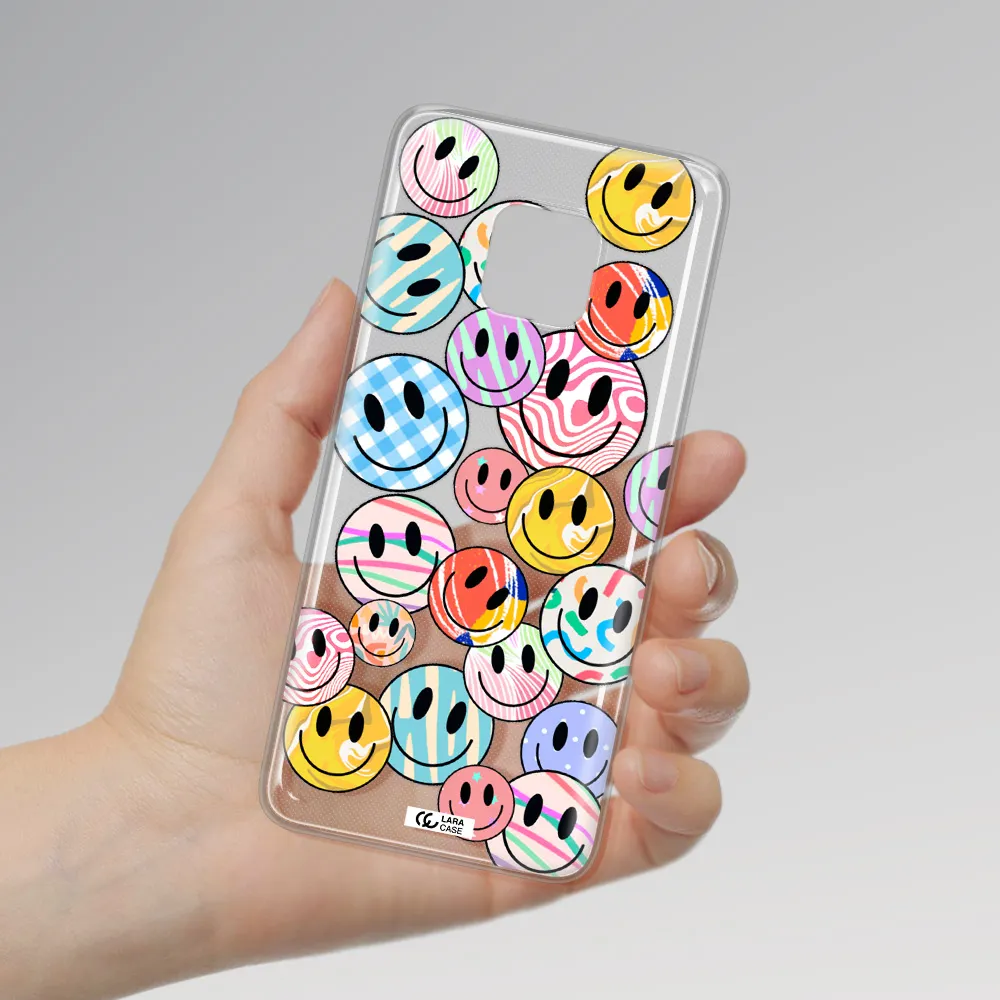 Colorful Smile Huawei Mate 20 Pro Clear TPU Case