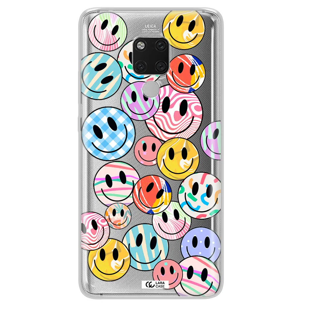 Colorful Smile Huawei Mate 20X Clear TPU Case
