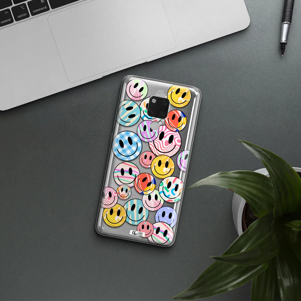 Colorful Smile Huawei Mate 20X Clear TPU Case