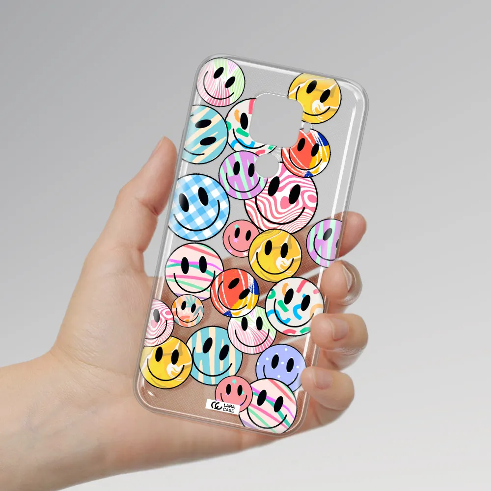 Colorful Smile Huawei Mate 30 Lite Clear TPU Case
