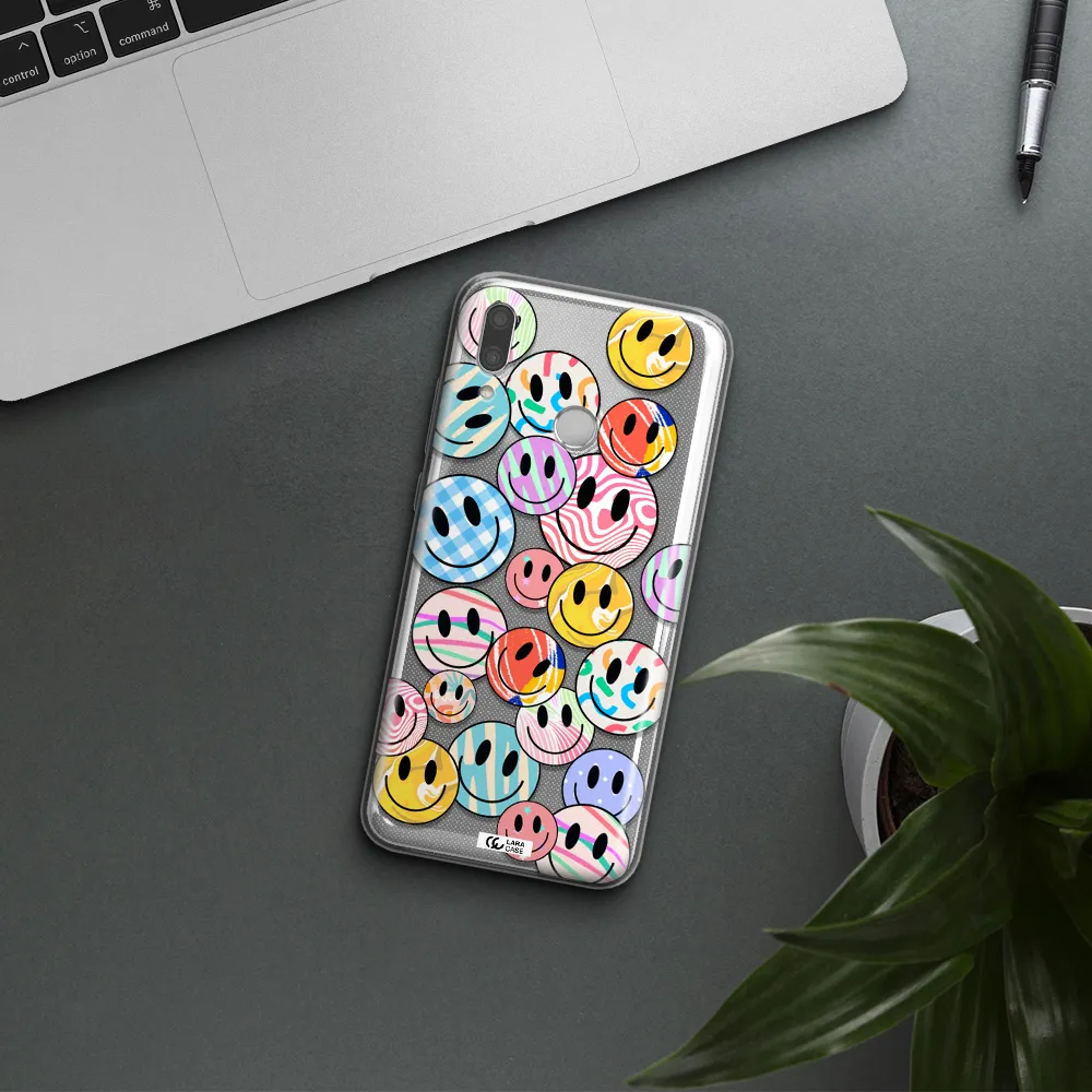 Colorful Smile Huawei P Smart 2019 Clear TPU Case