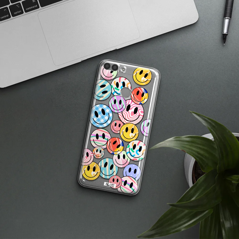 Colorful Smile Huawei P Smart Clear TPU Case