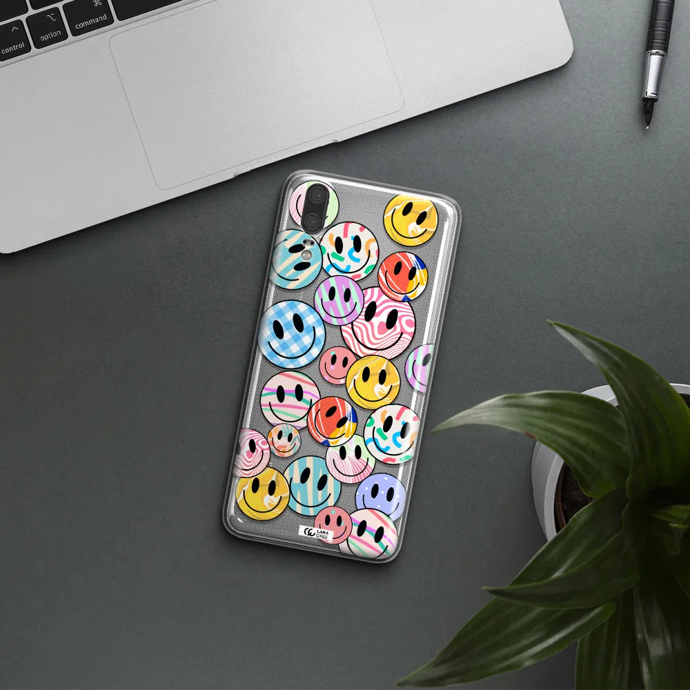 Colorful Smile Huawei P20 Clear TPU Case
