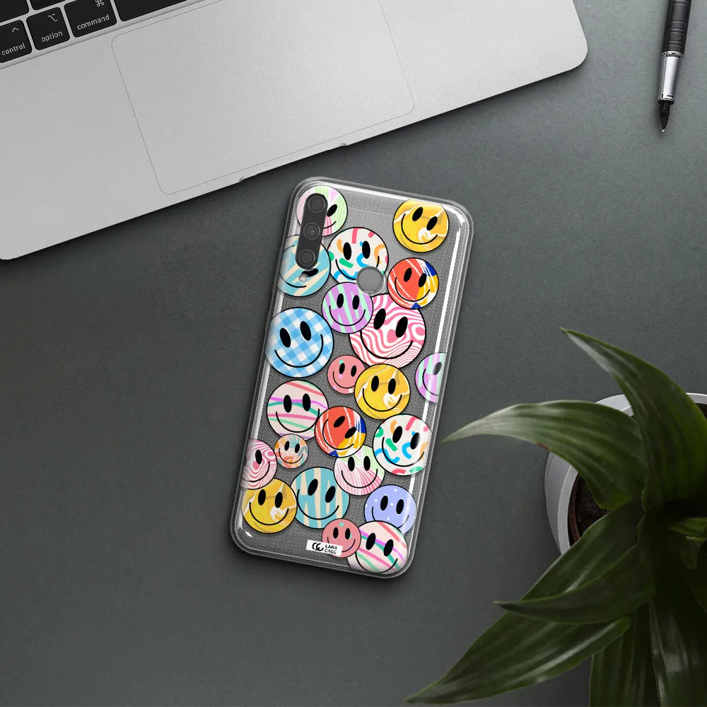 Colorful Smile Huawei P40 Lite E Clear TPU Case