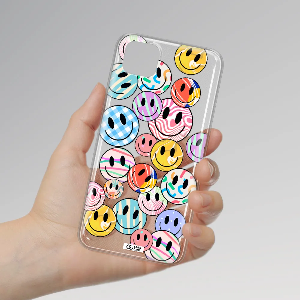 Colorful Smile Huawei Y5P Clear TPU Case