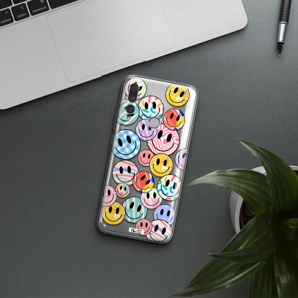 Colorful Smile Huawei Y9 Prime 2019 Clear TPU Case