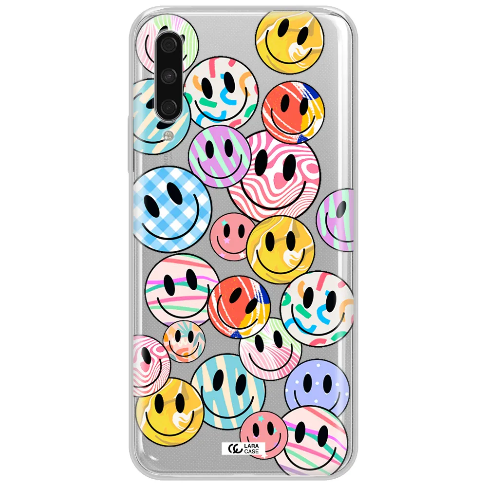 Colorful Smile Huawei Y9S Clear Tpu Case