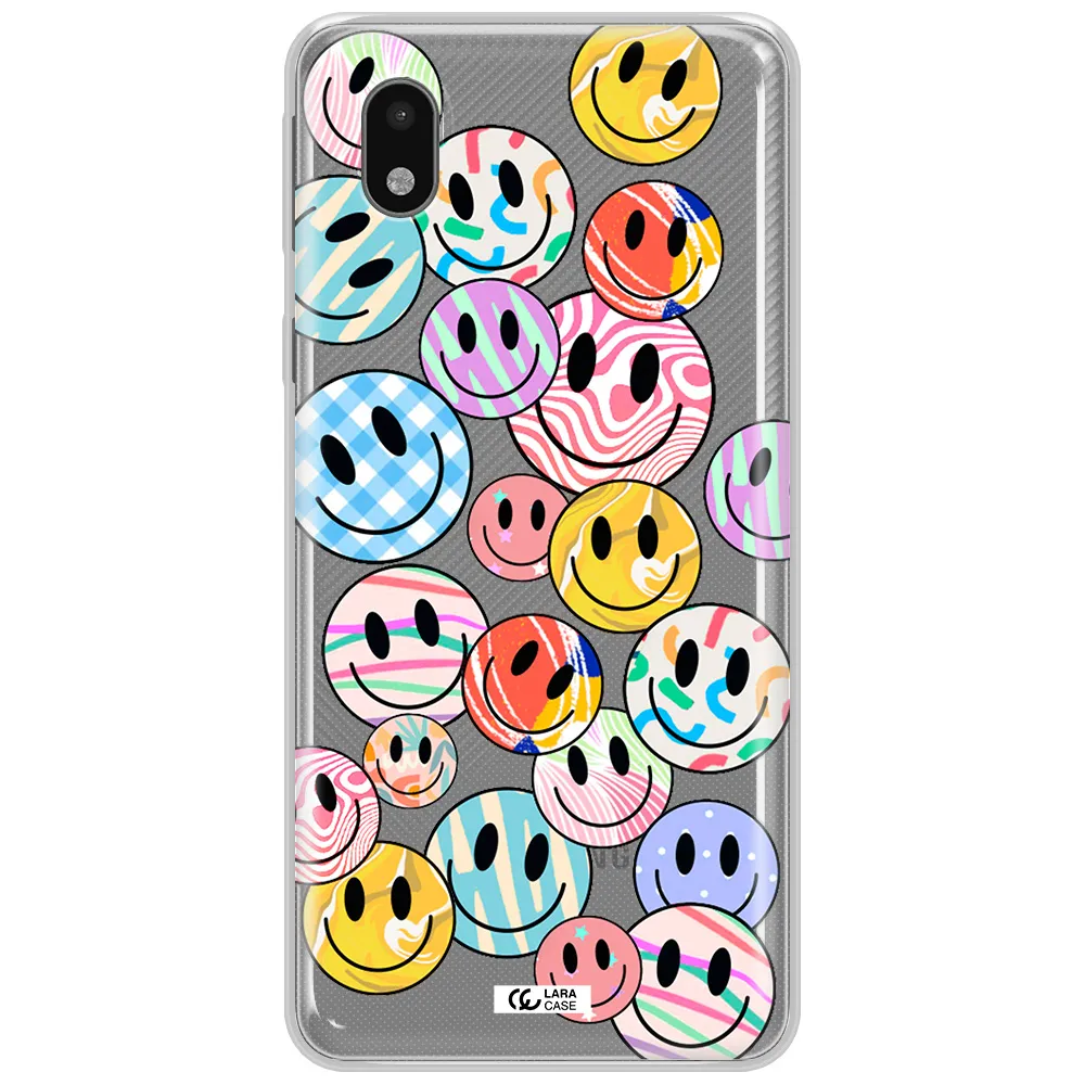 Colorful Smile Samsung A01 Core Clear Tpu Case
