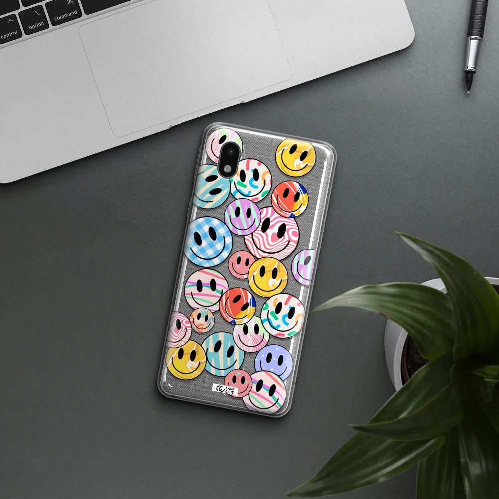 Colorful Smile Samsung A01 Core Clear Tpu Case