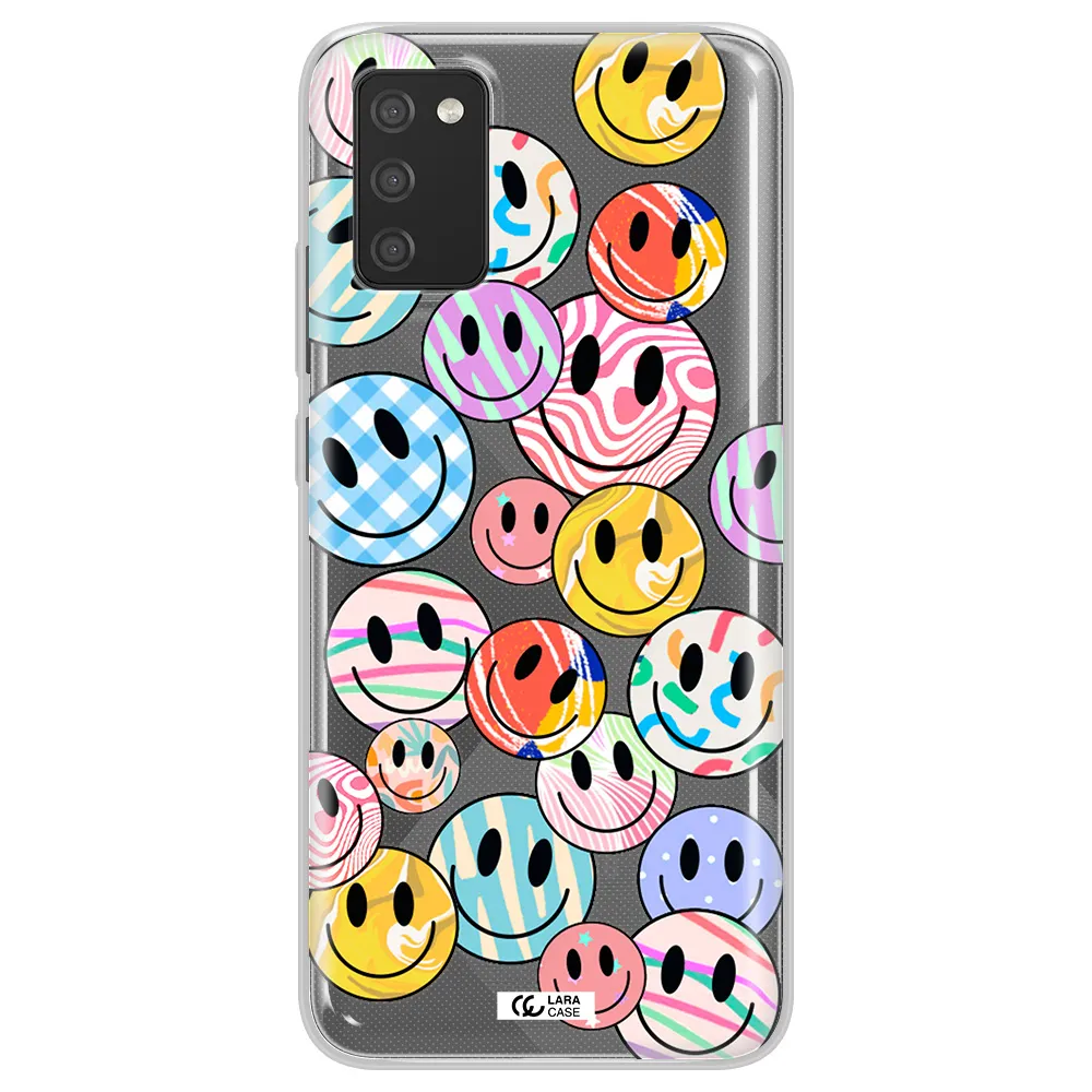 Colorful Smile Samsung A02S Clear TPU Case