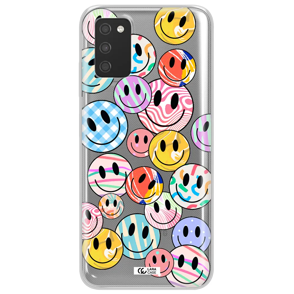 Colorful Smile Samsung A03S Clear TPU Case