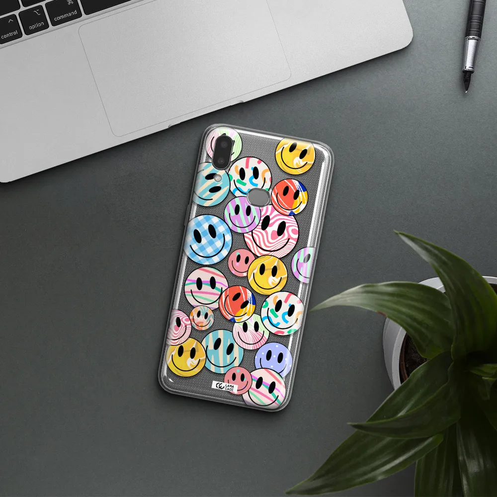 Colorful Smile Samsung A10S Clear TPU Case