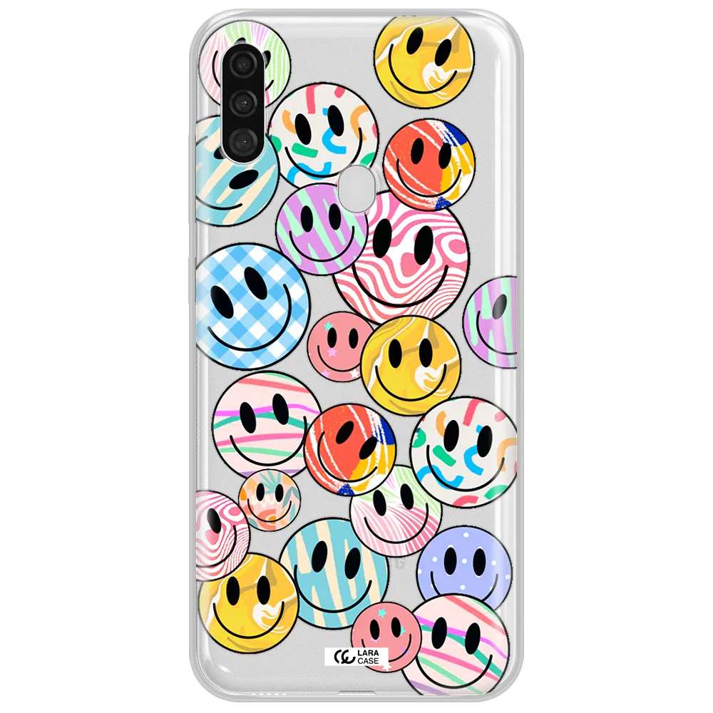 Colorful Smile Samsung A11 Clear TPU Case