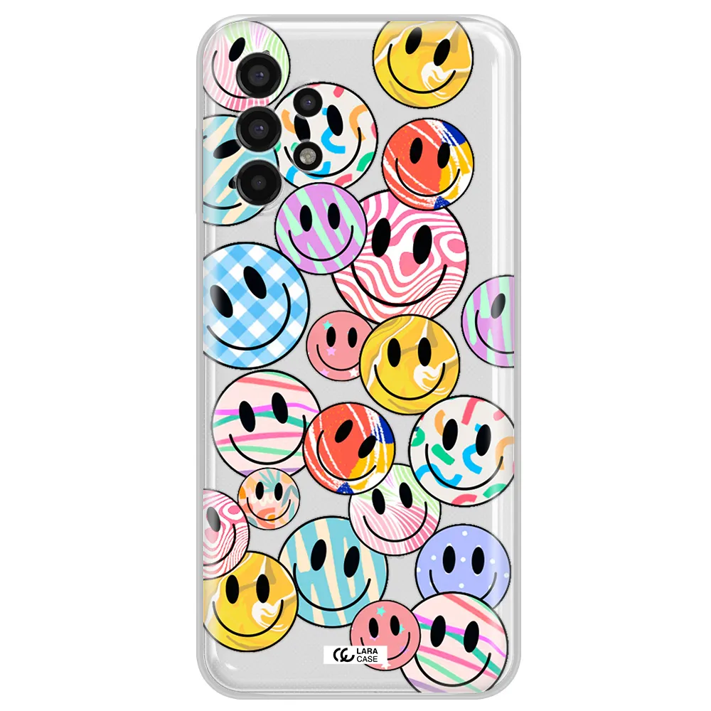 Colorful Smile Samsung A13 4g Clear TPU Case