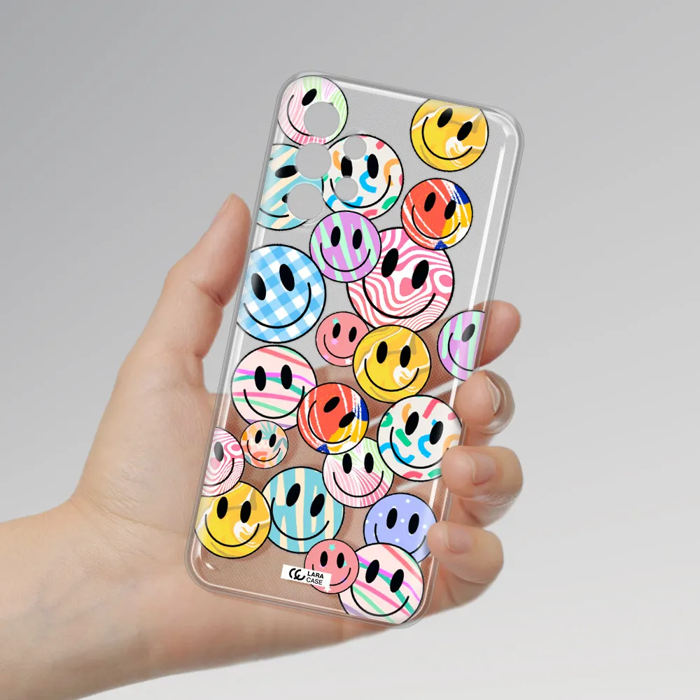 Colorful Smile Samsung A13 4g Clear TPU Case