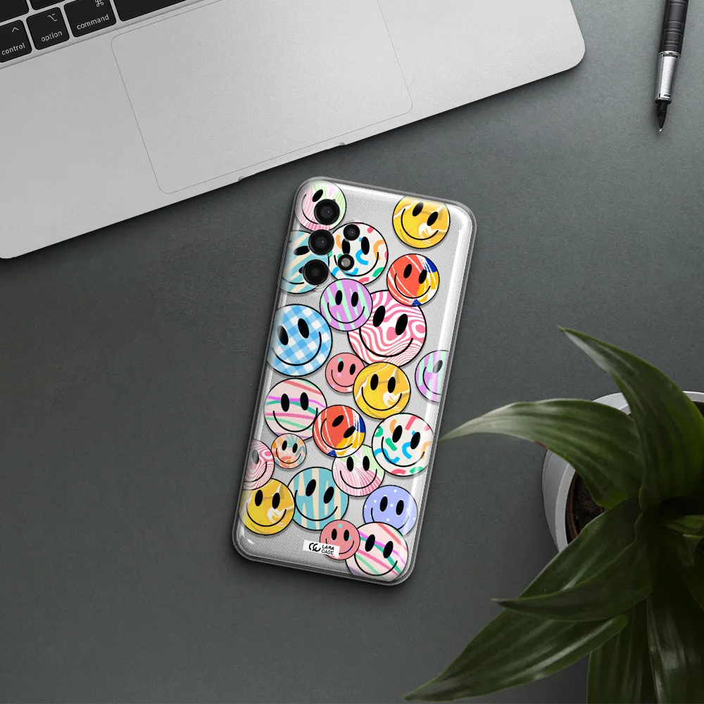 Colorful Smile Samsung A13 4g Clear TPU Case