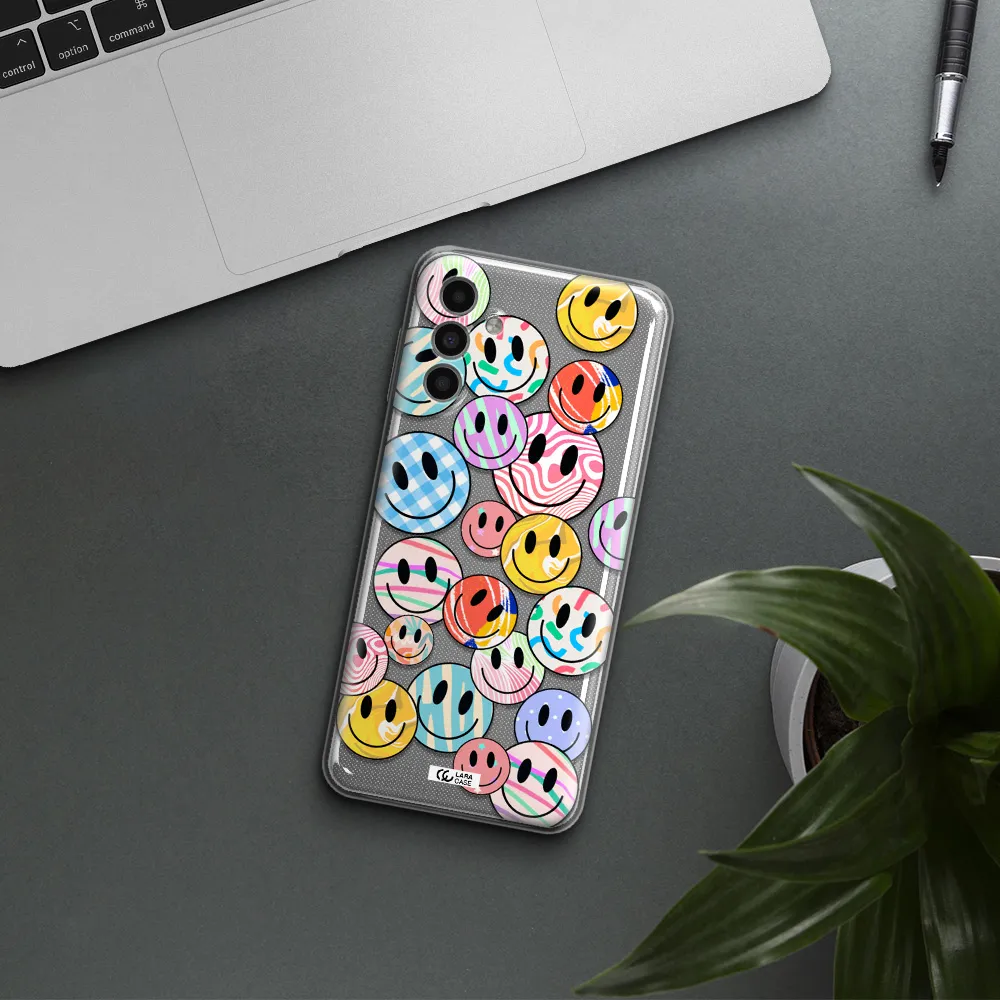 Colorful Smile Samsung A13 5G Clear Tpu Case
