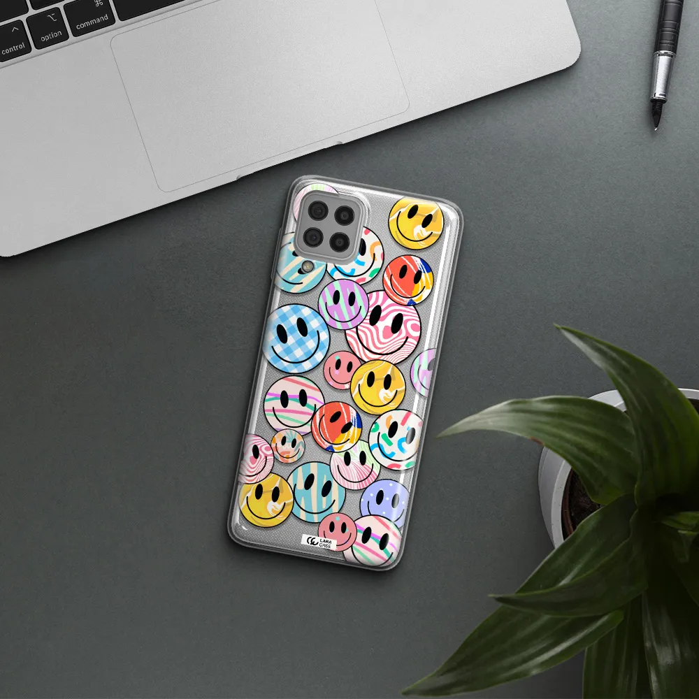 Colorful Smile Samsung A22 4g Clear TPU Case