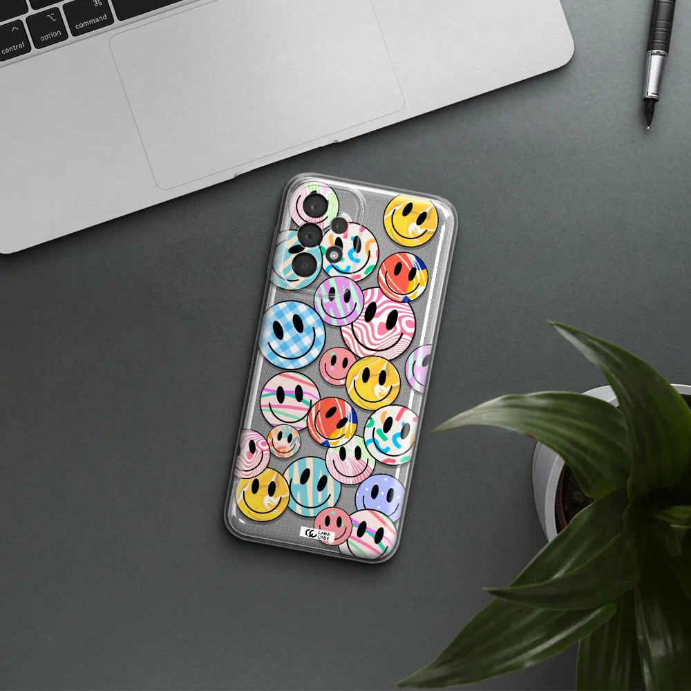 Colorful Smile Samsung A23 5G Clear Tpu Case
