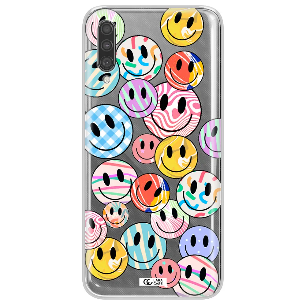 Colorful Smile Samsung A30S Clear TPU Case