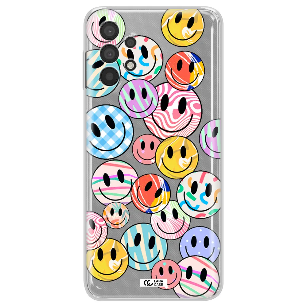 Colorful Smile Samsung A32 4G Clear Tpu Case