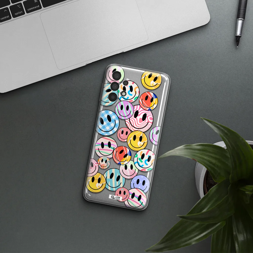 Colorful Smile Samsung A32 4G Clear Tpu Case