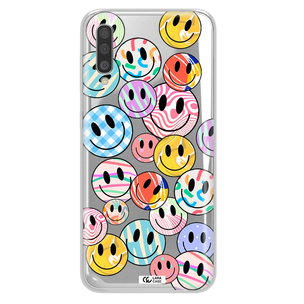 Colorful Smile Samsung A50S Clear Tpu Case
