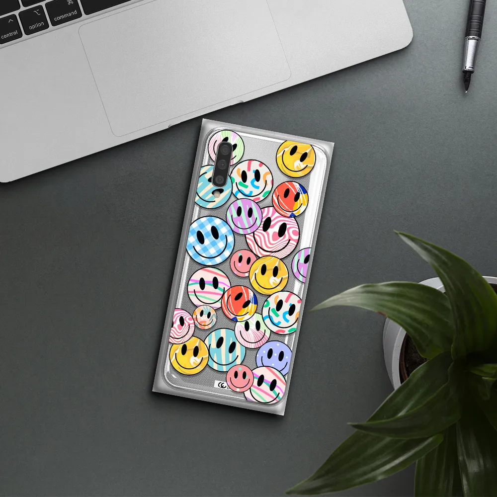 Colorful Smile Samsung A50S Clear Tpu Case